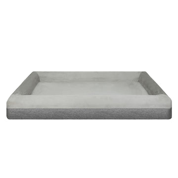 TheNapBed 2M Human Size Pet Bed Dog Calming Washable Memory Foam Orthopedic Grey Petsleisure